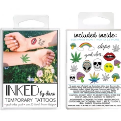 Inked By Dani Good Vibes Temporary Tattoos Accessories