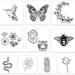 Inked By Dani Flower Child Temporary Tattoos Accessories