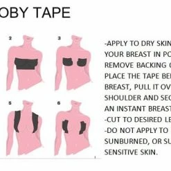 Booby Tape 5 M Booby Tape Black Adhesive Roll