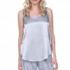 PJ Harlow Loungewear Jackie Lavender Satin Cami