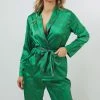 Kilo Brava Satin Collection Malachite Print And Orchid PJ Set 14013M PJS & Lounge