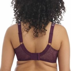 Elomi Lucie Mambo Pink & Red Snake Print Unlined Lace Bra 4490 Bras