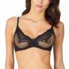 Le Mystere Lace Allure Demi Black Lace Bra 8246