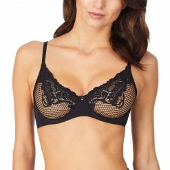 Le Mystere Lace Allure Demi Black Lace Bra 8246