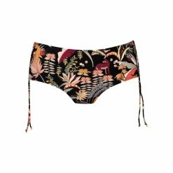 Anita Swimwear Lisboa Black Print Tie Side Bikini Bottom 8785-0