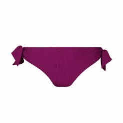Anita Swimwear Shiny Eco Lynn Fuchsia Ribbed Tie Side Bikini Bottom