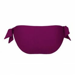 Anita Swimwear Shiny Eco Lynn Fuchsia Ribbed Tie Side Bikini Bottom