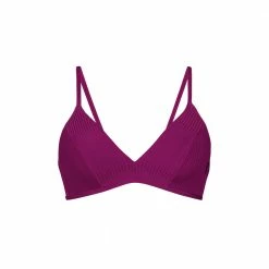 Anita Swimwear Shiny Eco Fuchsia Ribbed Underwire Plunge Bikini Top 8797-1 14 Anita Swimwear Shiny Eco Fuchsia Ribbed Underwire Plunge Bikini Top 8797-1