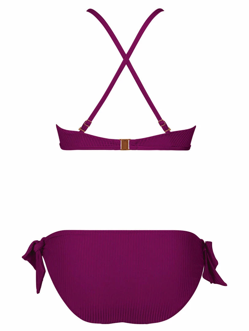 Anita Swimwear Shiny Eco Fuchsia Ribbed Underwire Plunge Bikini Top 8797-1 10 Anita Swimwear Shiny Eco Fuchsia Ribbed Underwire Plunge Bikini Top 8797-1