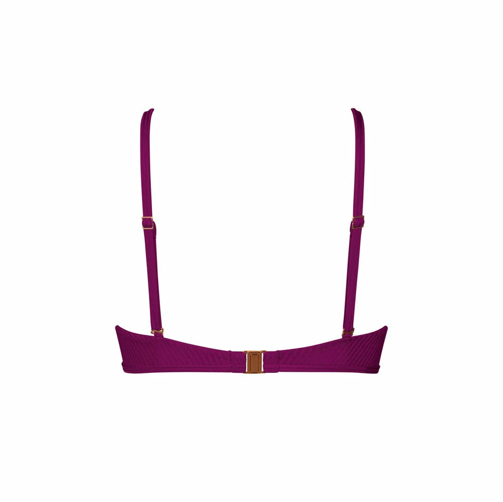 Anita Swimwear Shiny Eco Fuchsia Ribbed Underwire Plunge Bikini Top 8797-1 9 Anita Swimwear Shiny Eco Fuchsia Ribbed Underwire Plunge Bikini Top 8797-1