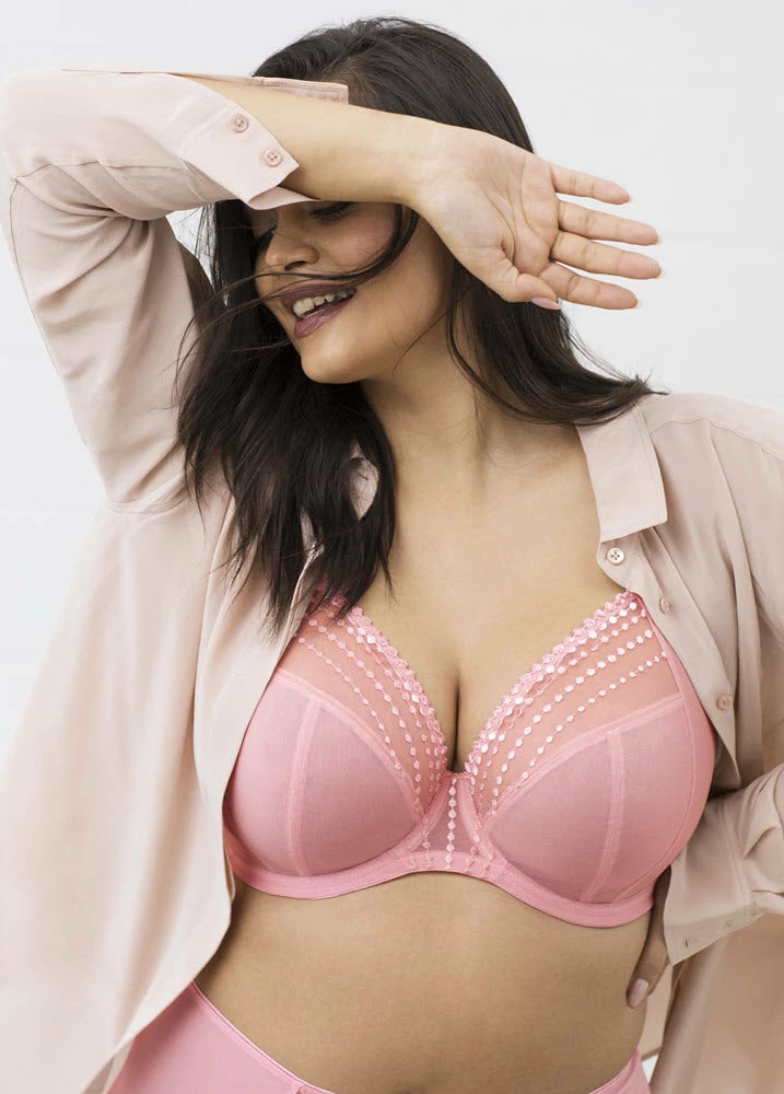 Elomi Matilda Rose Unlined Plunge Bra 8900 5 Elomi Matilda Rose Unlined Plunge Bra 8900