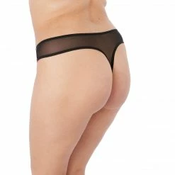 Elomi Matilda Black Pink Kiss Thong Panty 8907 Bra & Panty Sets