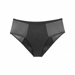 Panties Proof Leak Free Black Mesh Hipster Panty HR2003