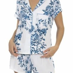In Bloom Loungewear Montego Short Set Stay With Me Floral PJ Set MNG240