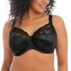 Elomi Morgan Black Solid Lace Unlined Bra 4111 1 Elomi Morgan Black Solid Lace Unlined Bra 4111