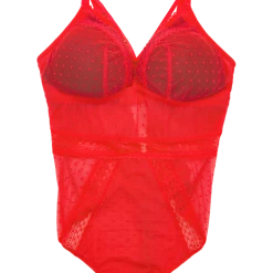 Parfait Mia Racing Red Stretch Wireless Bodysuit P6017 Lingerie