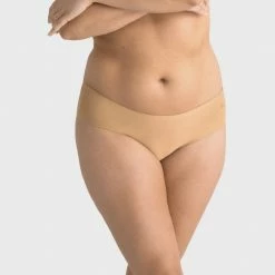 Evelyn & Bobbie Mid Rise Skintones Hipster Plus Size Panty Panties