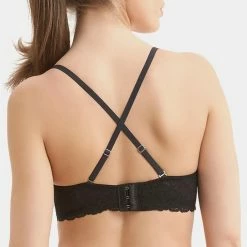 Montelle Lace Bralette Black Bra 9334 Bras