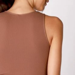 Nikibiki Ribbed High Neck Assorted Colors Crop Top 7559 PJS & Lounge