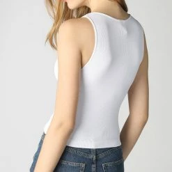 Nikibiki Ribbed High Neck Assorted Colors Crop Top 7559 PJS & Lounge