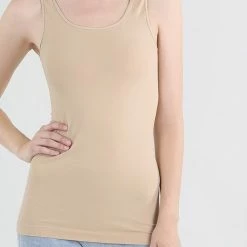 Nikibiki Jersey Tank Top Basic Colors 5178 Petite