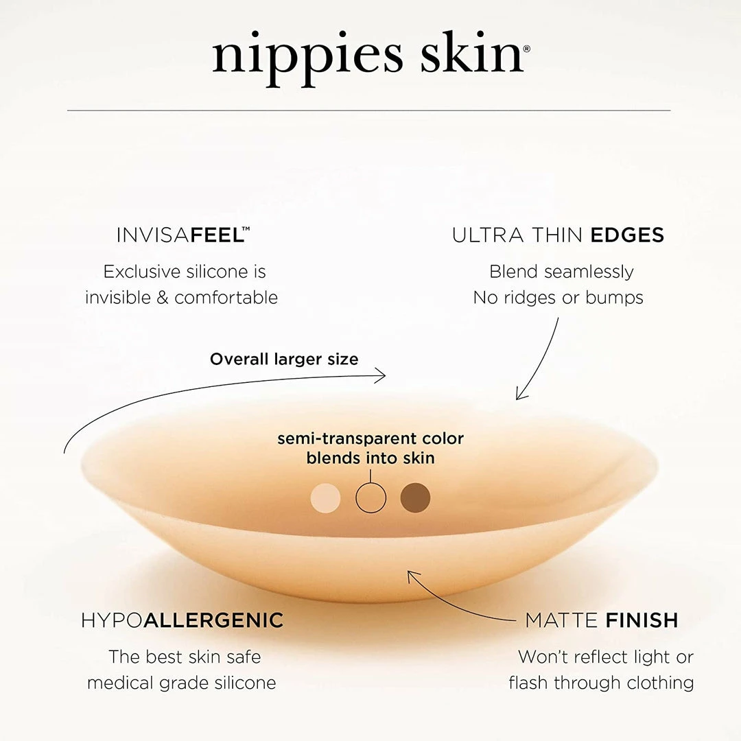 Nippies Skin Assorted With Adhesive Nipple Concealer 9 Nippies Skin Assorted With Adhesive Nipple Concealer