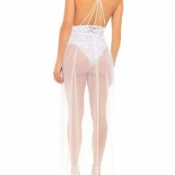 Oh La La Cheri Lingerie Jeana White Sheer Skirt 92-11156