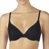 OnGossamer On Gossamer Mesh Black T Shirt Bra 013800