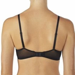 OnGossamer On Gossamer Mesh Black T Shirt Bra 013800