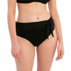 Fantasie Swimwear Ottawa Black High Waist Brief Bikini Bottom 6497