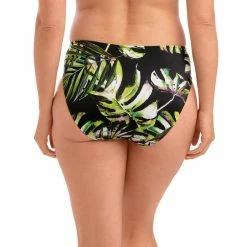 Fantasie Swimwear Palm Valley Black Leaf Print Midrise Bikini Bottom 6765 7 Fantasie Swimwear Palm Valley Black Leaf Print Midrise Bikini Bottom 6765