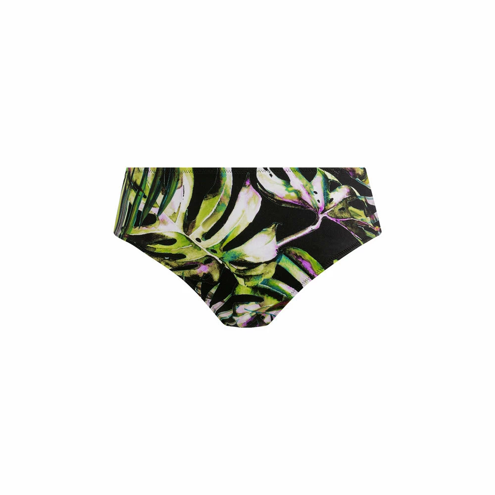 Fantasie Swimwear Palm Valley Black Leaf Print Midrise Bikini Bottom 6765 4 Fantasie Swimwear Palm Valley Black Leaf Print Midrise Bikini Bottom 6765