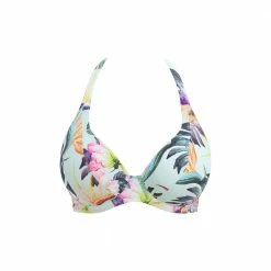 Fantasie Swim Fantasie Paradiso Soft Mint Plunge Halter Bikini Top 501804 9 Fantasie Swim Fantasie Paradiso Soft Mint Plunge Halter Bikini Top 501804