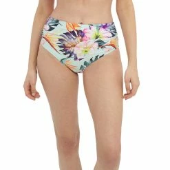 Fantasie Swimwear Paradiso Soft Mint Gathered High Waist Bikini Bottom 501871