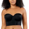 Parfait Elissa Black Contour Longline Bustier Bra P50116