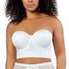 Bras Parfait Elissa Euorpean Pearl Contour Longline Bustier Bra P50116