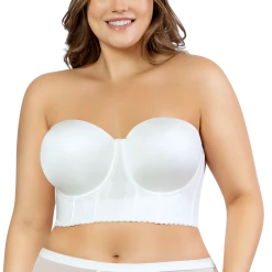 Bras Parfait Elissa Euorpean Pearl Contour Longline Bustier Bra P50116