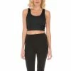 Bras PJ Harlow Bra:30 Sporty Racer Black Wireless Bralette Bra