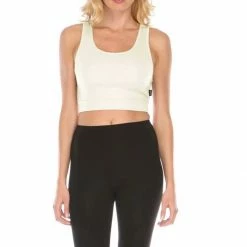 Bras PJ Harlow Bra:30 Sporty Racer Eggnog Wireless Bralette Bra