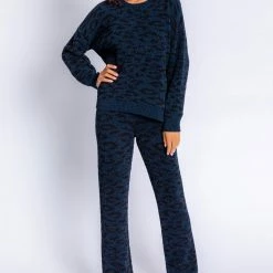 PJ Salvage Loungewear Royal Social Navy Pant RZROP1PJ