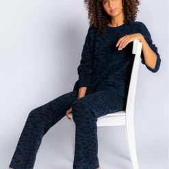 PJ Salvage Loungewear Royal Social Navy Pant RZROP1PJ