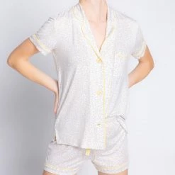 PJ Salvage Loungewear Sunburst Ivory Modal PJ Set RXSMPJPJ Petite