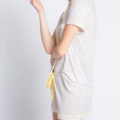 PJ Salvage Loungewear Sunburst Ivory Modal PJ Set RXSMPJPJ Petite