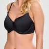 Panache Cari Black Seamless T Shirt Bra 7961