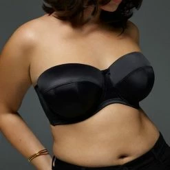 Panache Sculptresse Dana Black Strapless Bra 9670