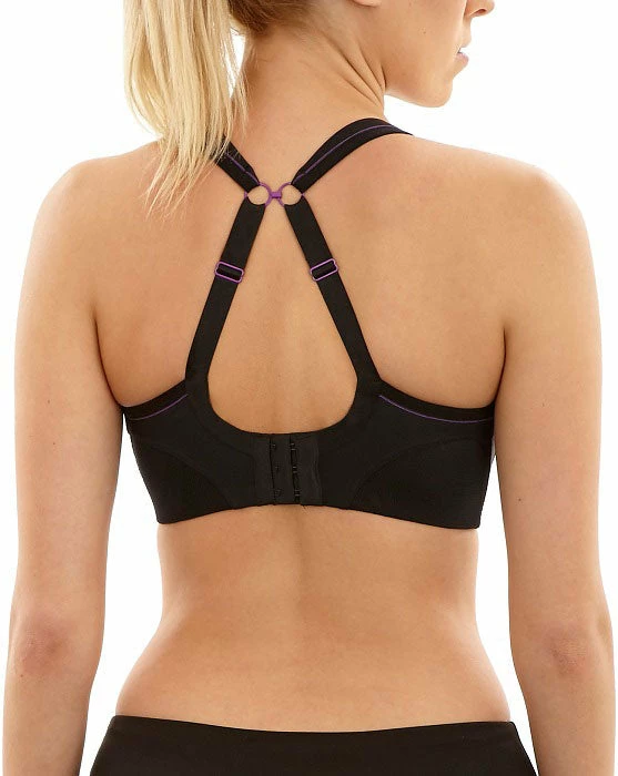 Bras Panache Black Wireless Sports Bra 7341 4 Bras Panache Black Wireless Sports Bra 7341