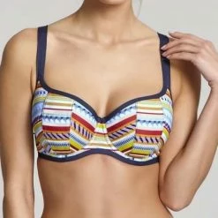 Panache Swimwear Aspen Multi Print Balconette Bikini Top 1175