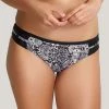 Panache Swimwear Jolee Snake Print Low Rise Bikini Bottom 1206