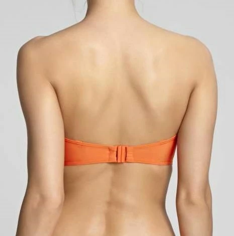 Panache Swimwear Marina Tangerine Bandeau Bikini Top 0834 4 Panache Swimwear Marina Tangerine Bandeau Bikini Top 0834