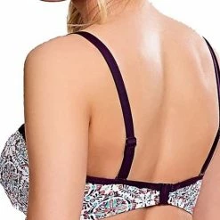 Panache Swimwear Nina Multi Print Bandeau Bikini Top1063